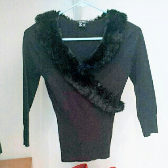 Xoxo faux fur sweater, very lightweight - Picture 4 of 5